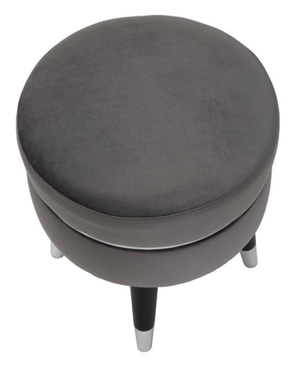 Banco Paris Grigio Prateado Cm ø 35x40,5