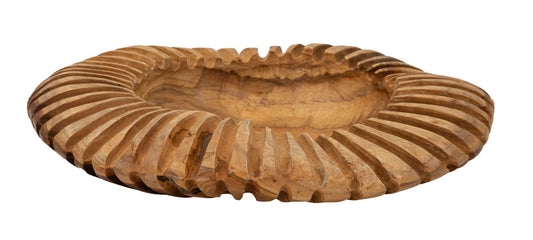 Porta objetos Geris em Teca Reciclada Cm ø 35x7