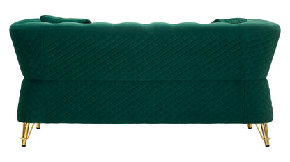 Sofá Emy Verde com Cuscini Cm 162x83x76