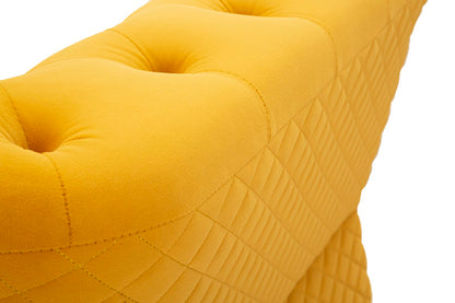 Poltrona Emy Senape com Almofada Cm 104x83x76