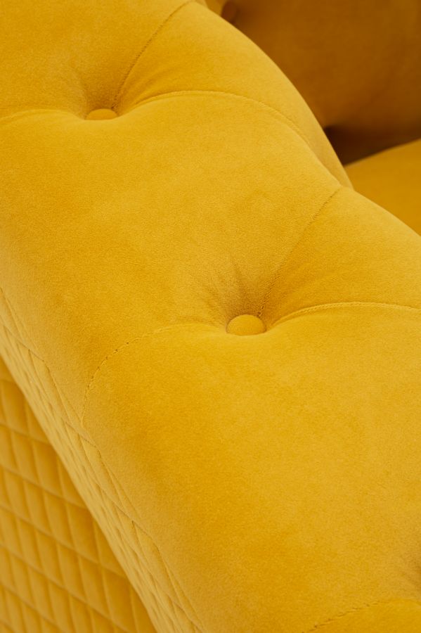 Poltrona Emy Senape com Almofada Cm 104x83x76