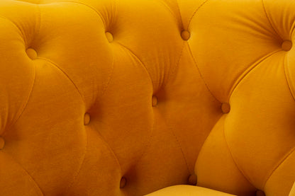 Poltrona Emy Senape com Almofada Cm 104x83x76