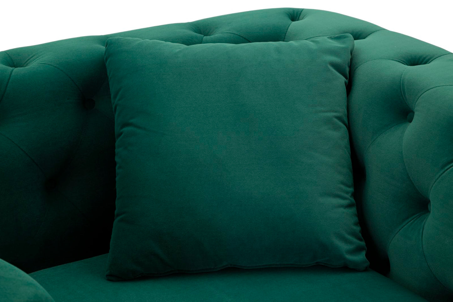 Poltrona Emy Verde com Almofada Cm 104x83x76