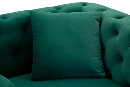Poltrona Emy Verde com Almofada Cm 104x83x76