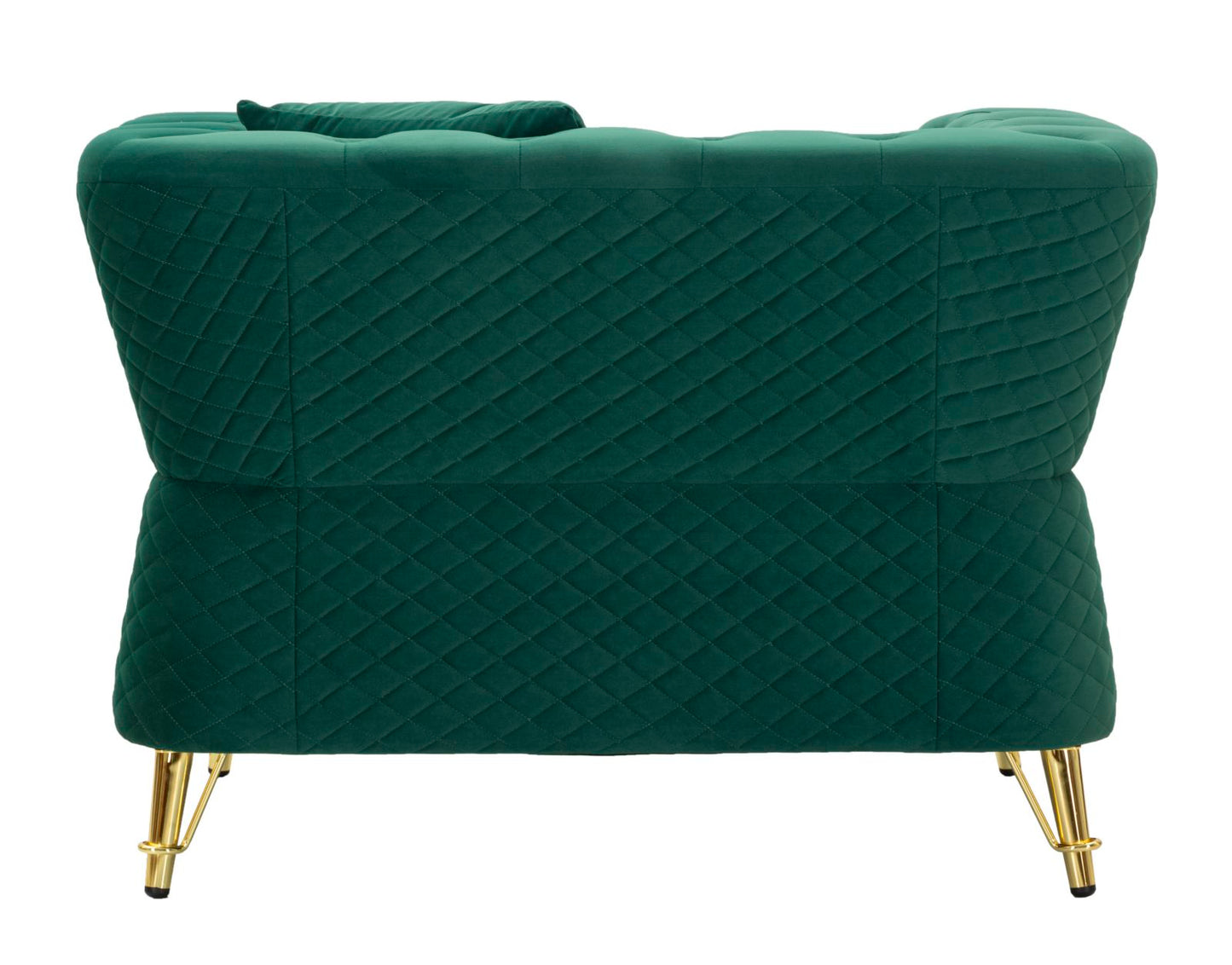 Poltrona Emy Verde com Almofada Cm 104x83x76