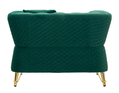 Poltrona Emy Verde com Almofada Cm 104x83x76