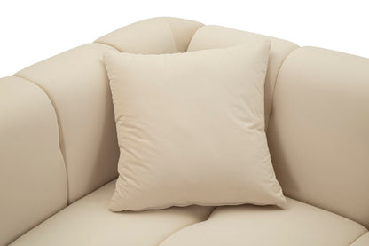 Sofá Alma Creme com Cuscini Cm 155x81x71
