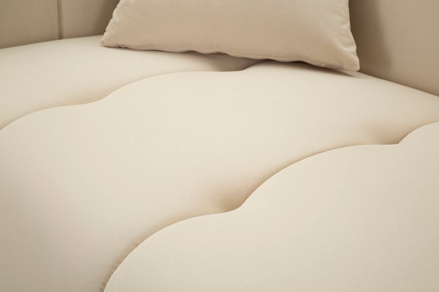 Sofá Alma Creme com Cuscini Cm 155x81x71