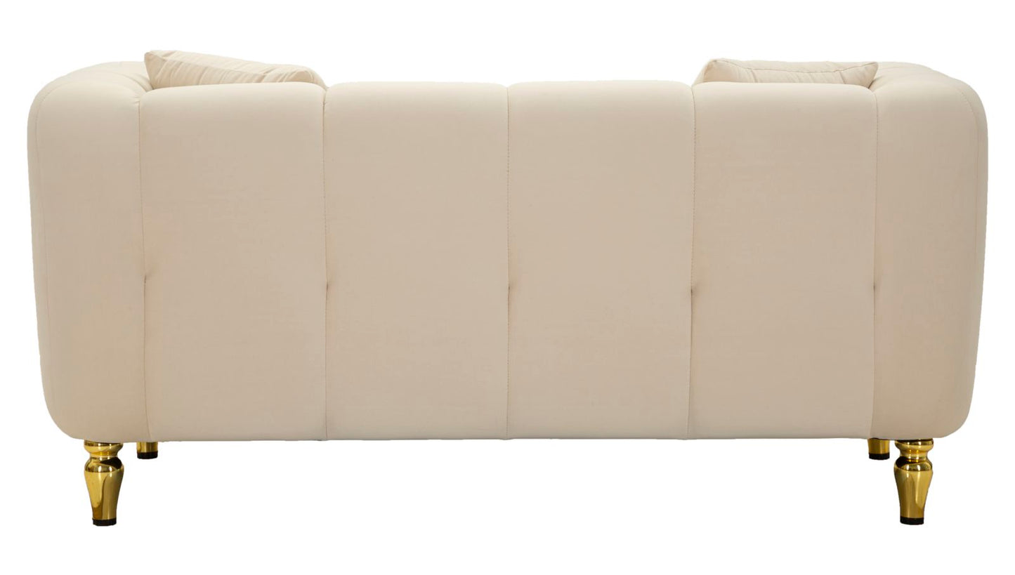 Sofá Alma Creme com Cuscini Cm 155x81x71