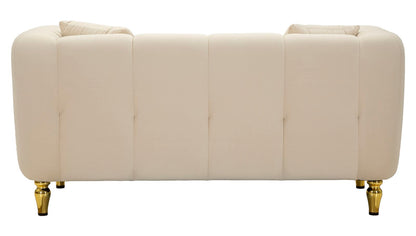 Sofá Alma Creme com Cuscini Cm 155x81x71