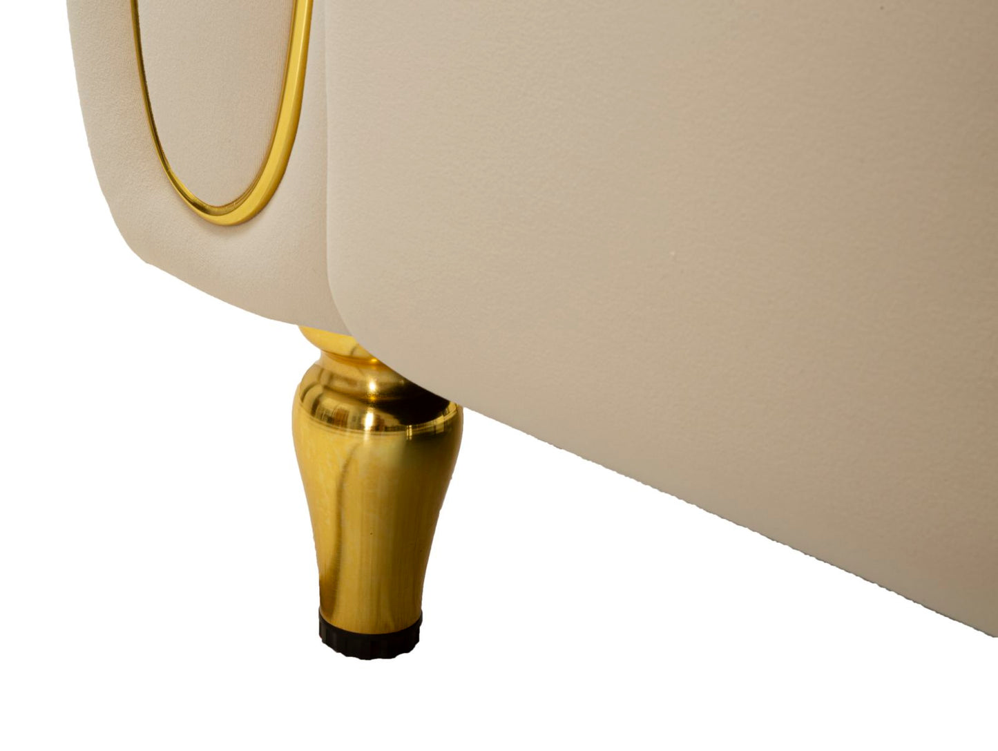 Sofá Alma Creme com Cuscini Cm 155x81x71