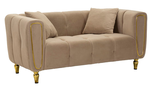 Sofá Alma Grigio com Cuscini Cm 155x81x71