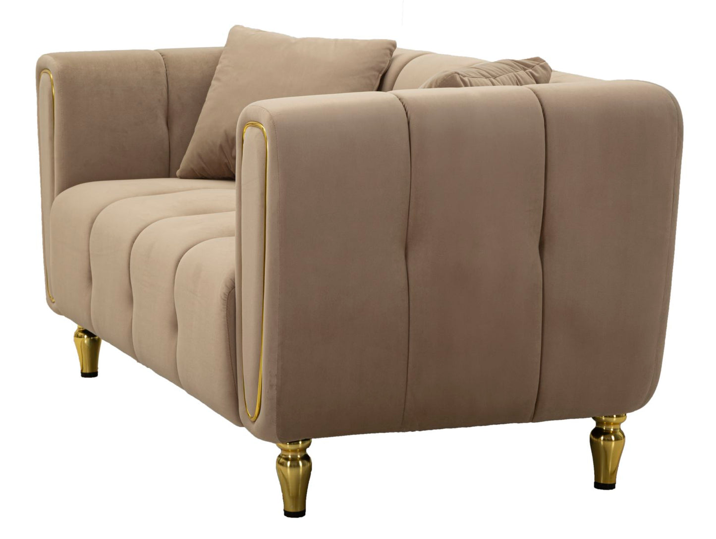 Sofá Alma Grigio com Cuscini Cm 155x81x71
