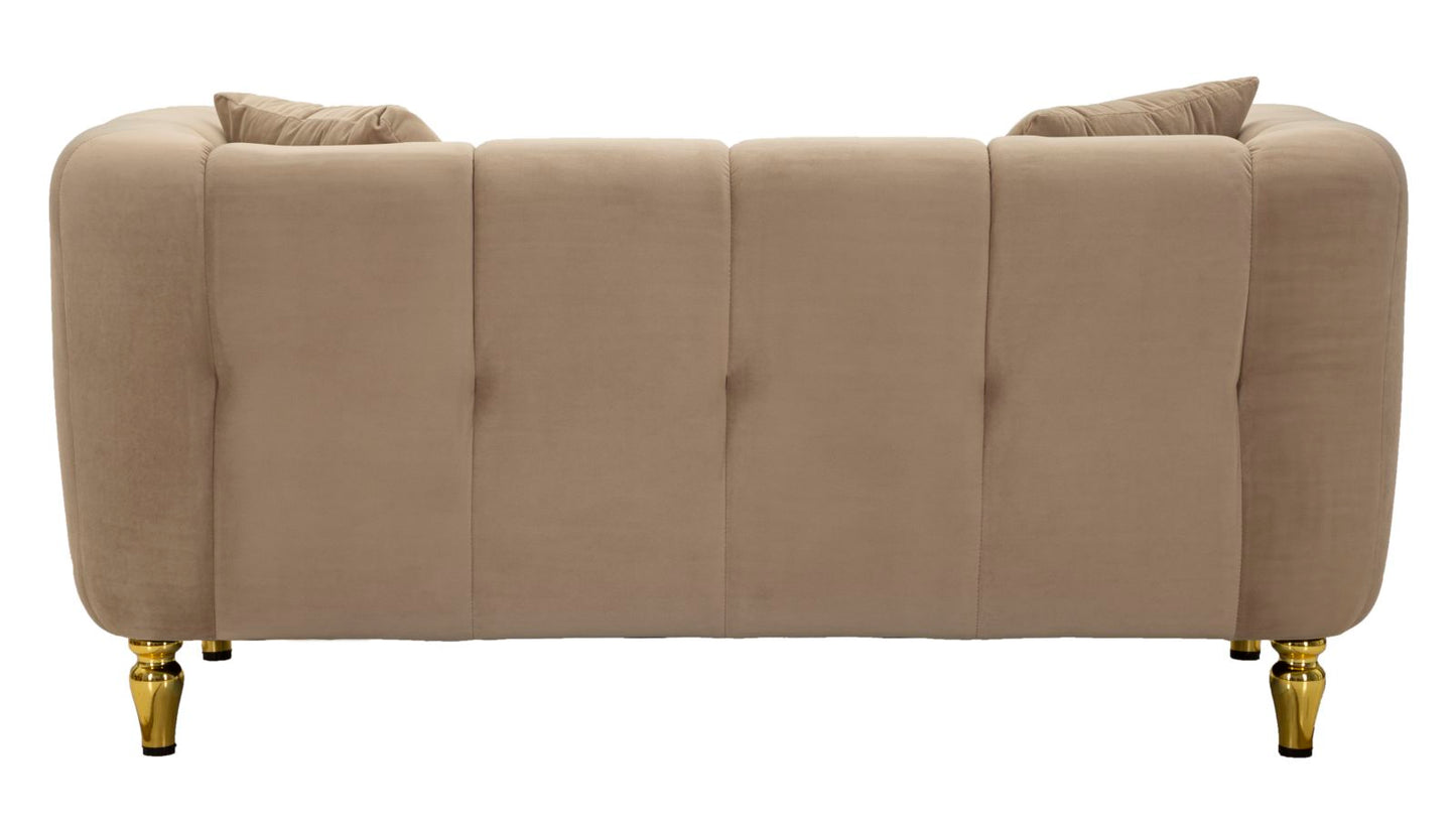 Sofá Alma Grigio com Cuscini Cm 155x81x71