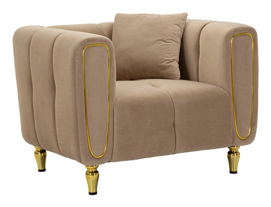 Poltrona Alma Grigio com Almofada Cm 97x81x71