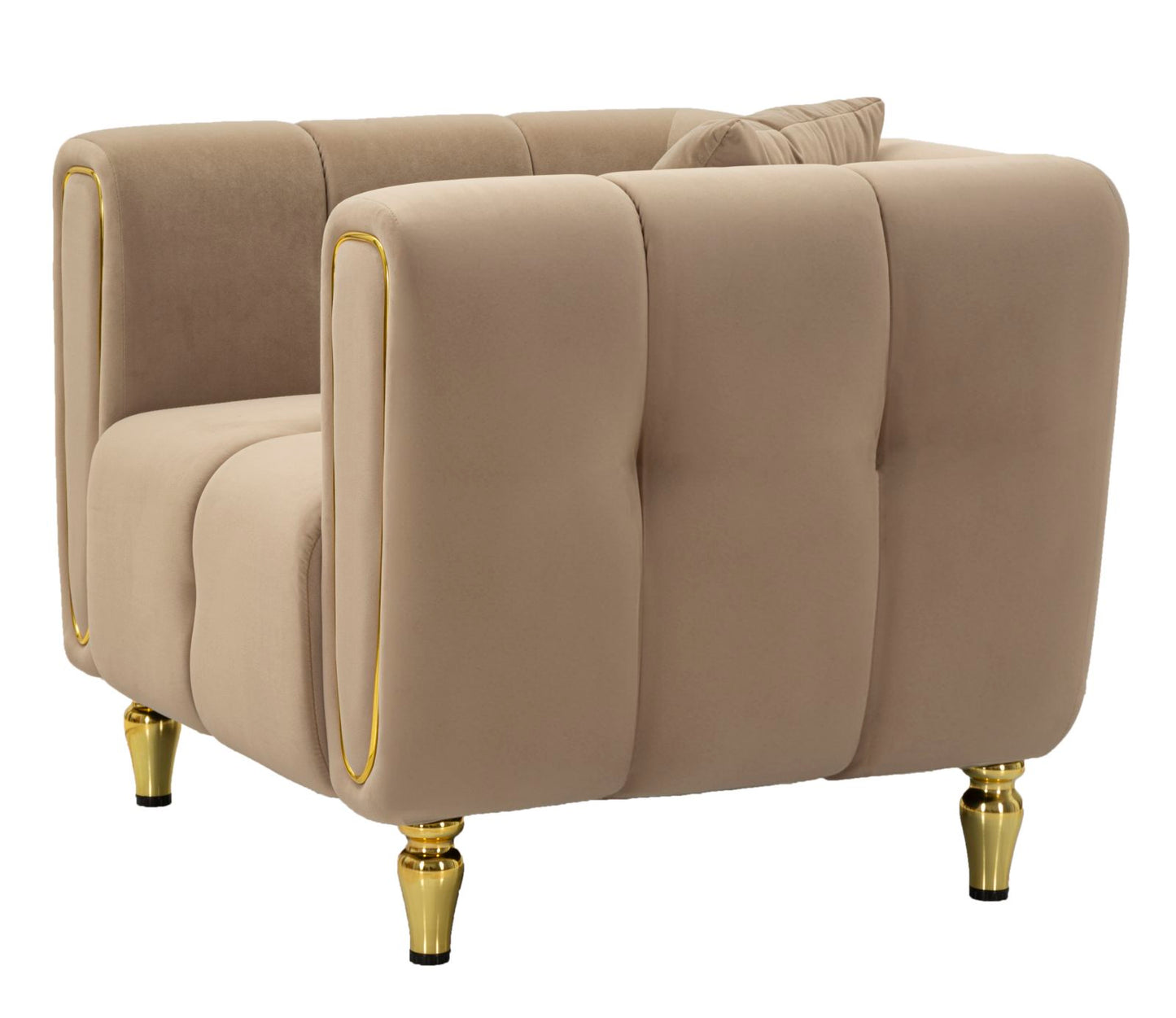 Poltrona Alma Grigio com Almofada Cm 97x81x71