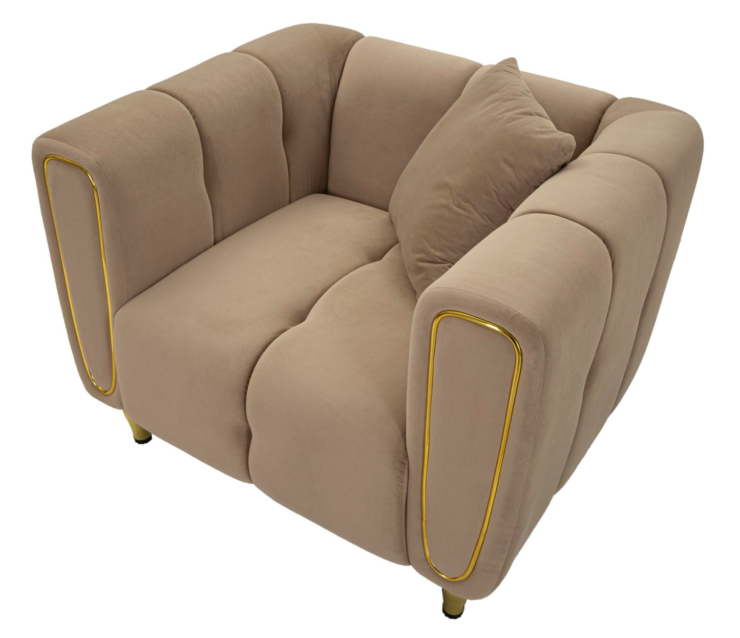 Poltrona Alma Grigio com Almofada Cm 97x81x71