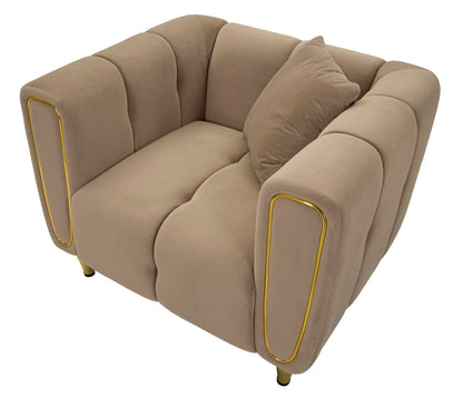 Poltrona Alma Grigio com Almofada Cm 97x81x71