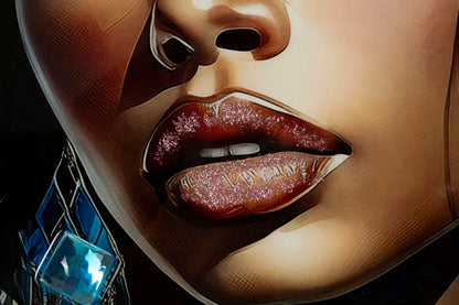 Pintura Sobre Tela Lacado Altea -B- com Moldura Cm 82x4x82