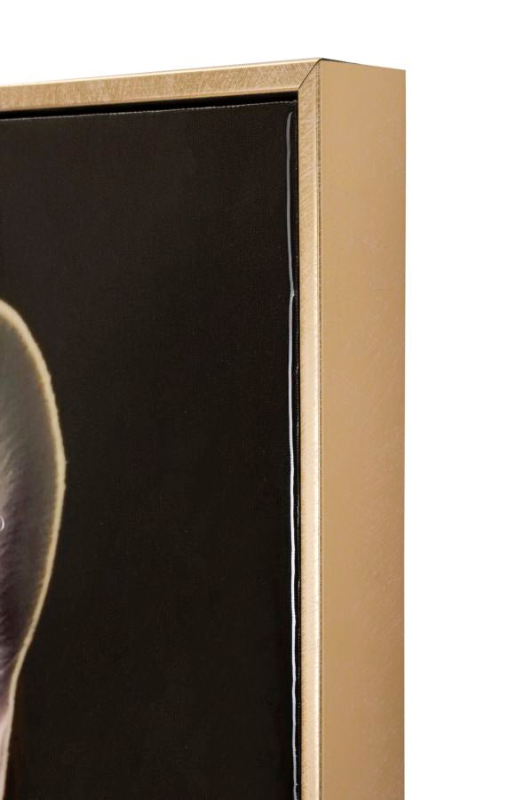 Pintura Sobre Tela Lacado Bully com Moldura Cm 62x4x82