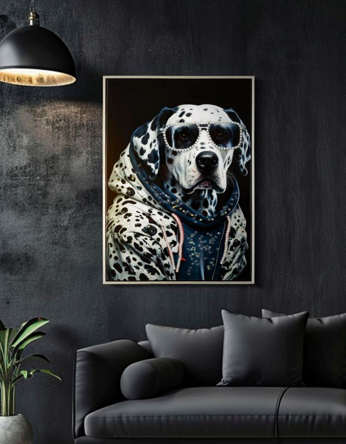 Pintura Sobre Tela Lacado TraPorta com Moldura Cm 53x3x73