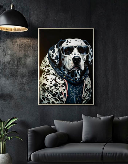 Pintura Sobre Tela Lacado TraPorta com Moldura Cm 53x3x73