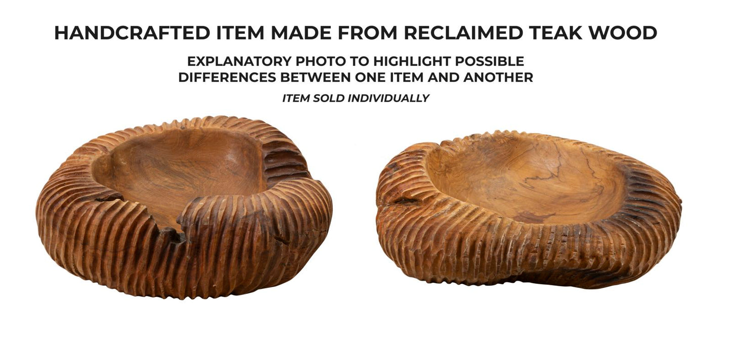 Porta objetos Garit em Teca Reciclada Cm 37x40x16