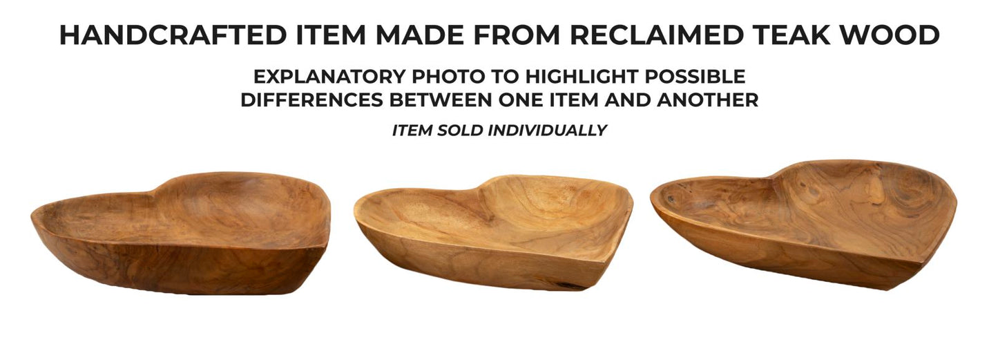 Porta objetos Kiha em Teca Reciclada Cm 27x29x4