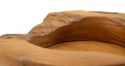 Porta objetos Erusi em Teca Reciclada Cm ø 20x6