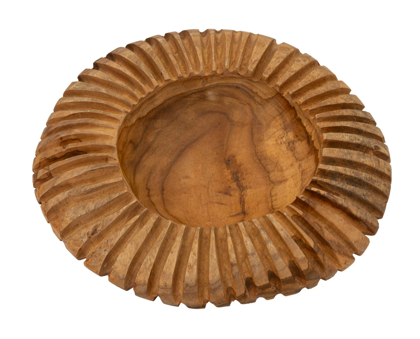 Porta objetos Geris em Teca Reciclada Cm ø 35x7