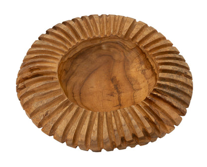 Porta objetos Geris em Teca Reciclada Cm ø 35x7