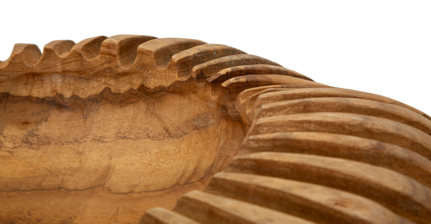 Porta objetos Geris em Teca Reciclada Cm ø 35x7