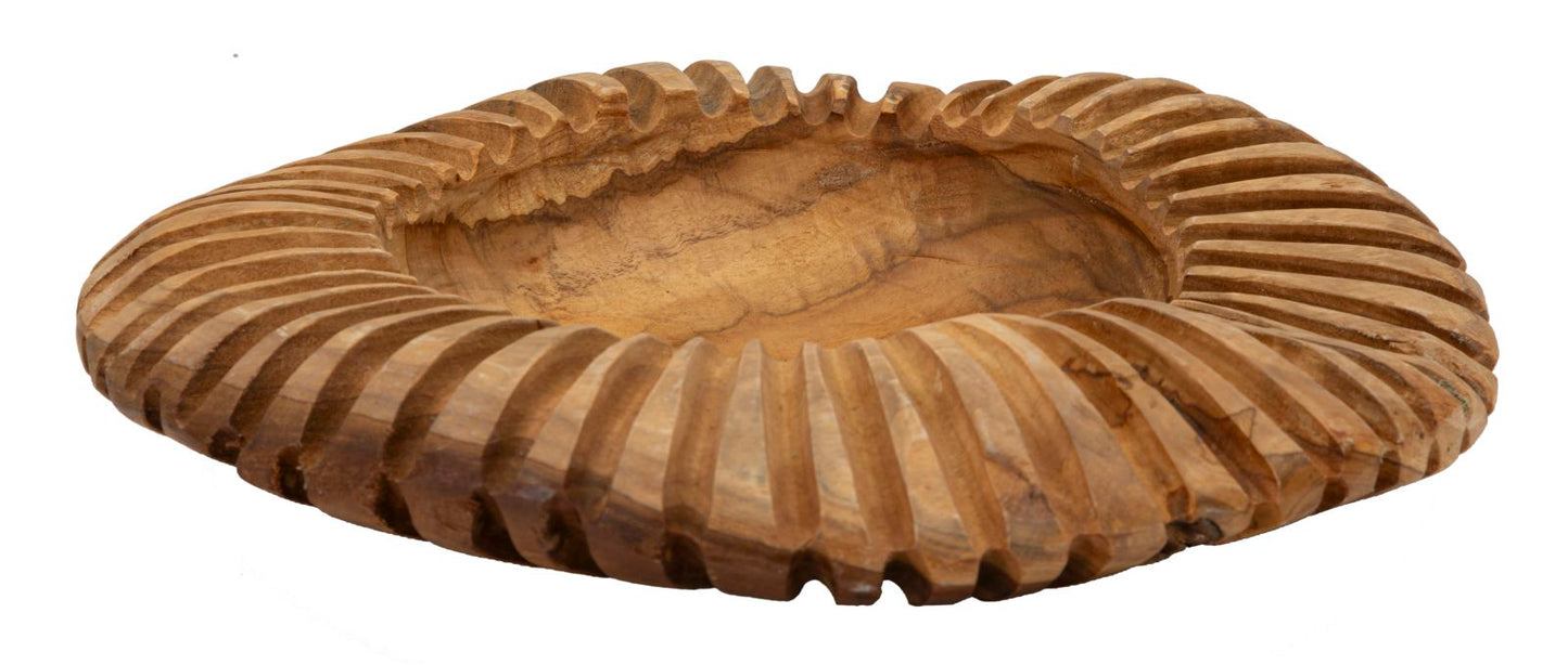 Porta objetos Geris em Teca Reciclada Cm ø 35x7