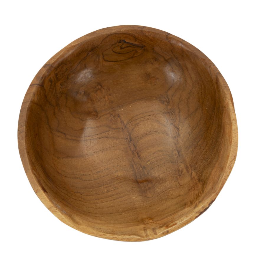 Porta objetos Butot em Teca Reciclada Cm ø 15x8