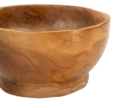 Porta objetos Butot em Teca Reciclada Cm ø 15x8