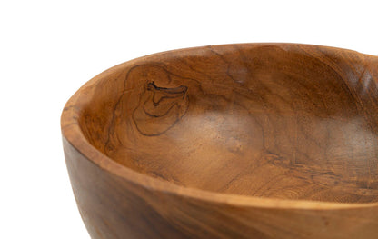 Porta objetos Butot em Teca Reciclada Cm ø 15x8