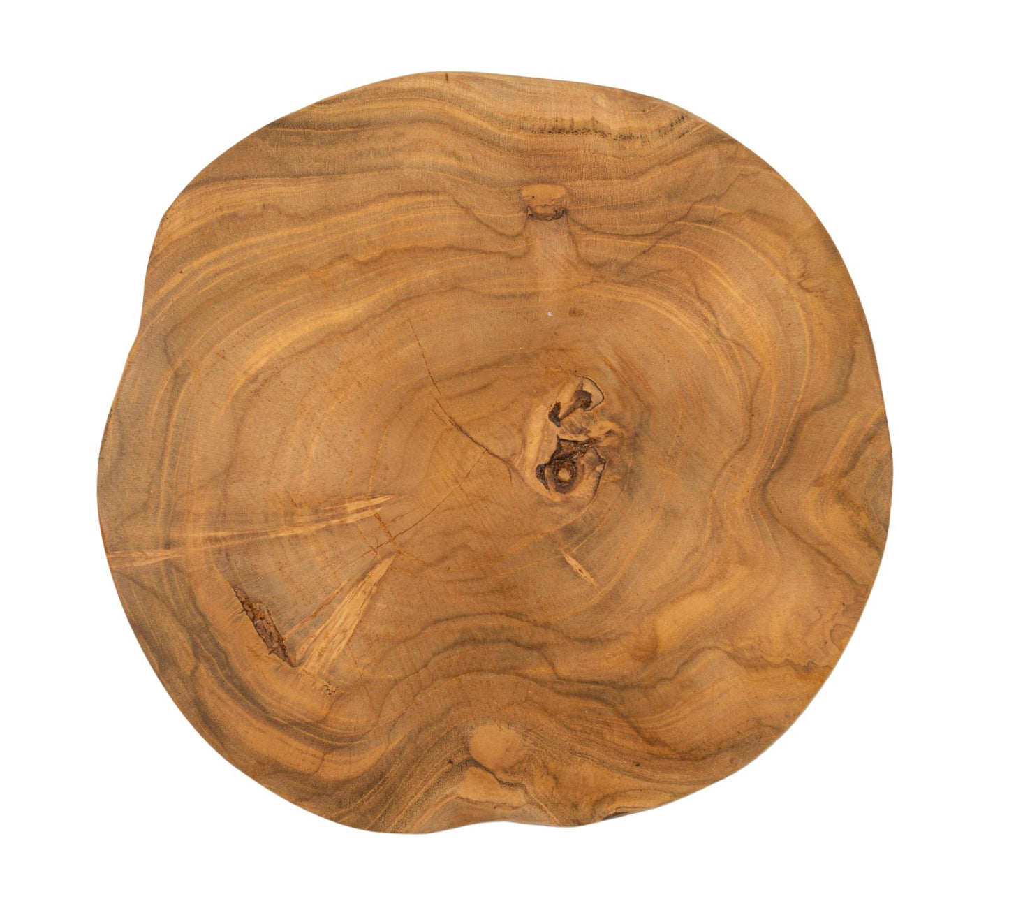 Porta objetos Pokon em Teca Reciclada Cm ø 24x2