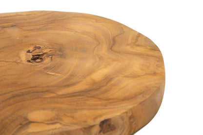 Porta objetos Pokon em Teca Reciclada Cm ø 24x2