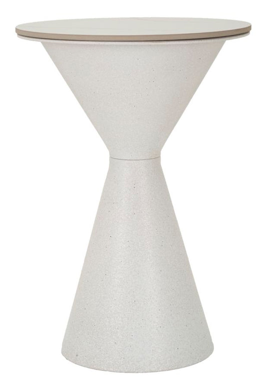 Mesa Auxiliar Branco Double Cm ø 44,5x63