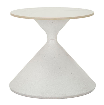 Mesa Auxiliar Branco Cm ø 42x40