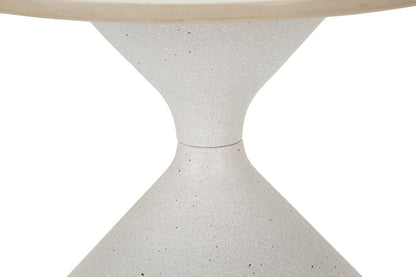 Mesa Auxiliar Branco Cm ø 42x40