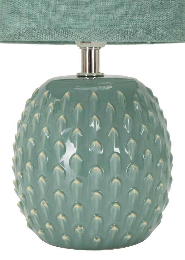 Candeeiro de Mesa de Cabeceira Pontus Turchese Cm ø 14x27