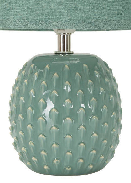 Candeeiro de Mesa de Cabeceira Pontus Turchese Cm ø 14x27