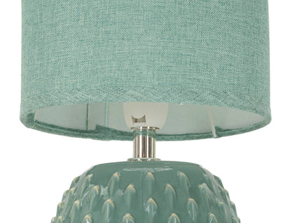 Candeeiro de Mesa de Cabeceira Pontus Turchese Cm ø 14x27