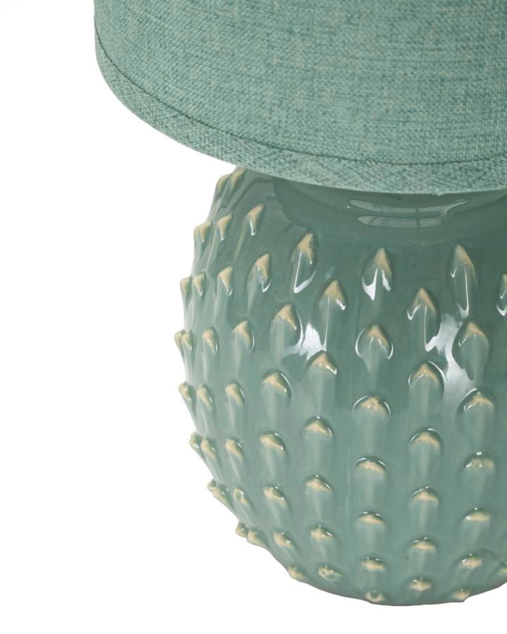 Candeeiro de Mesa de Cabeceira Pontus Turchese Cm ø 14x27