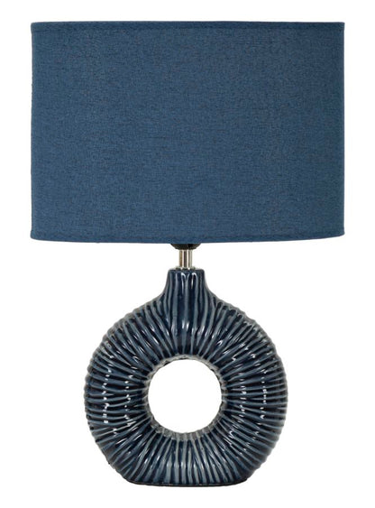 Candeeiro de Mesa Seta Azul Cm 28,5x15x43