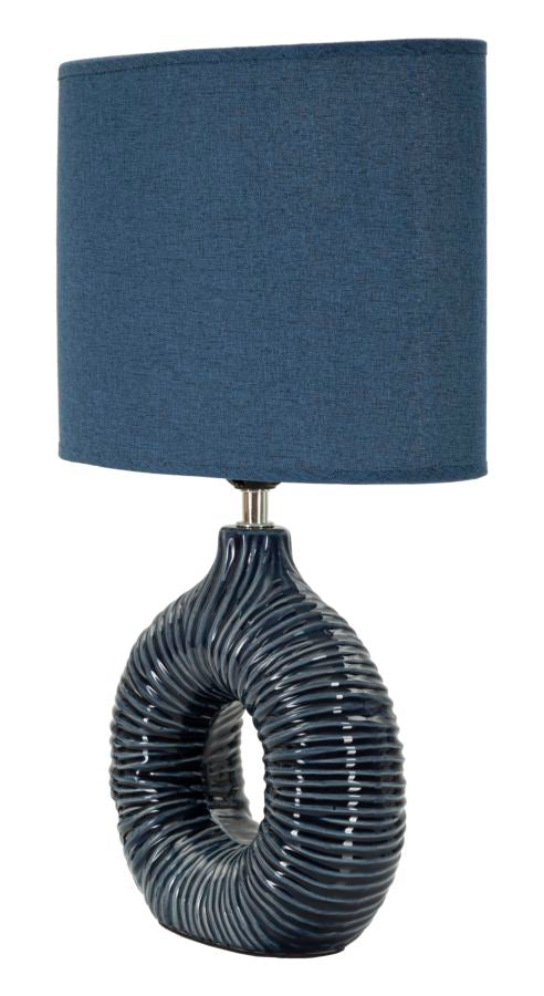 Candeeiro de Mesa Seta Azul Cm 28,5x15x43
