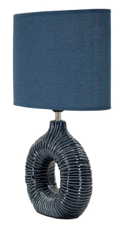 Candeeiro de Mesa Seta Azul Cm 28,5x15x43