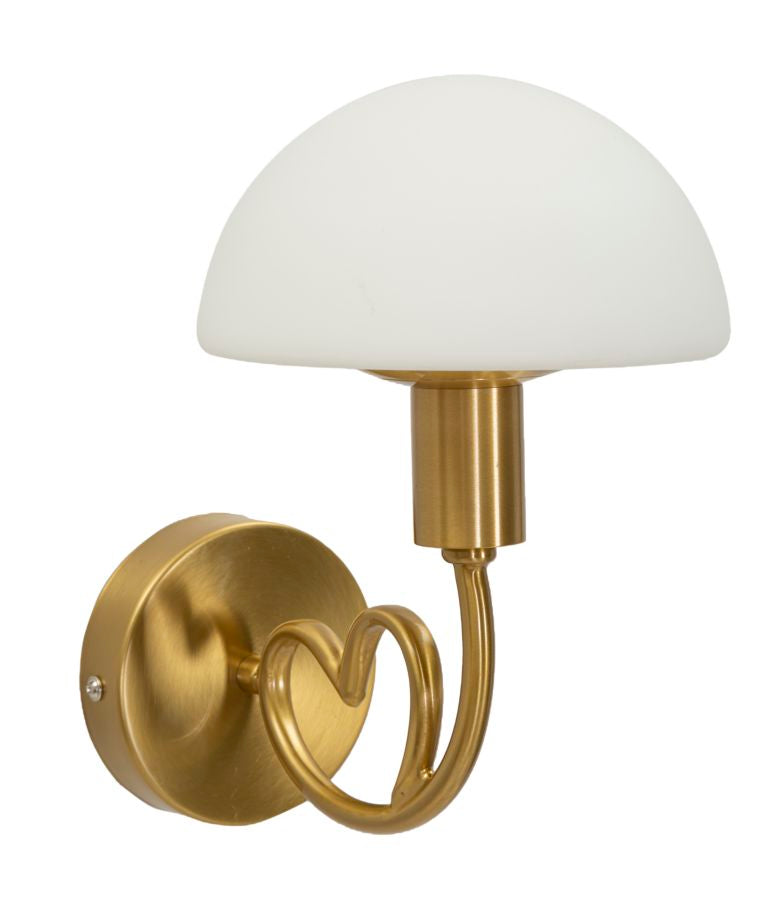 Candeeiro de Parede Lovy Dourado Cm 23x15x22