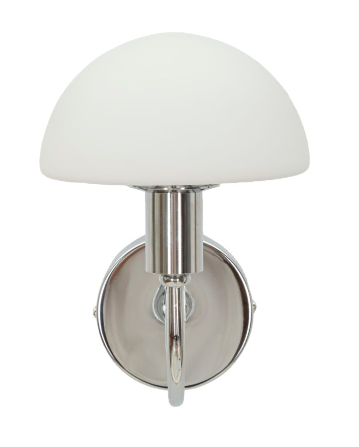 Candeeiro de Parede Lovy Prateado Cm 23x15x22